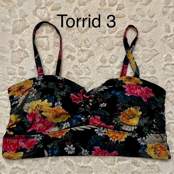 torrid Other - Retired Torrid Women's Floral Swim Top - Like new! 3X